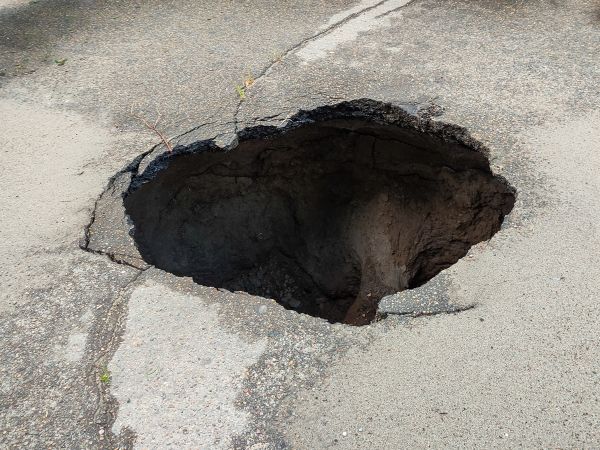 Sinkhole Repair in Warren