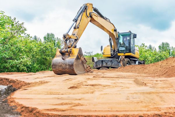 Grading Excavation in Warren