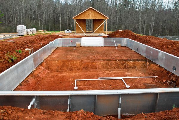 Pool Site Grading in Warren