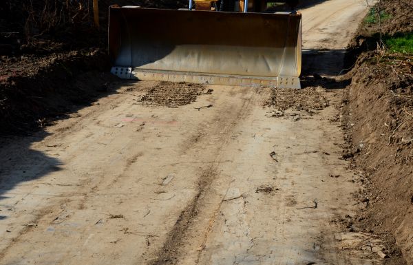Cost of Topsoil Leveling in Warren