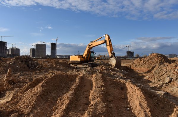 Drainage Trench Excavation in Warren