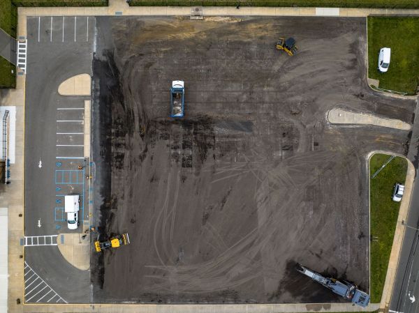 Parking Lot Excavation in Warren