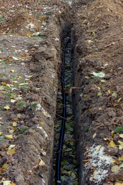 Cable Line Trenching in Warren